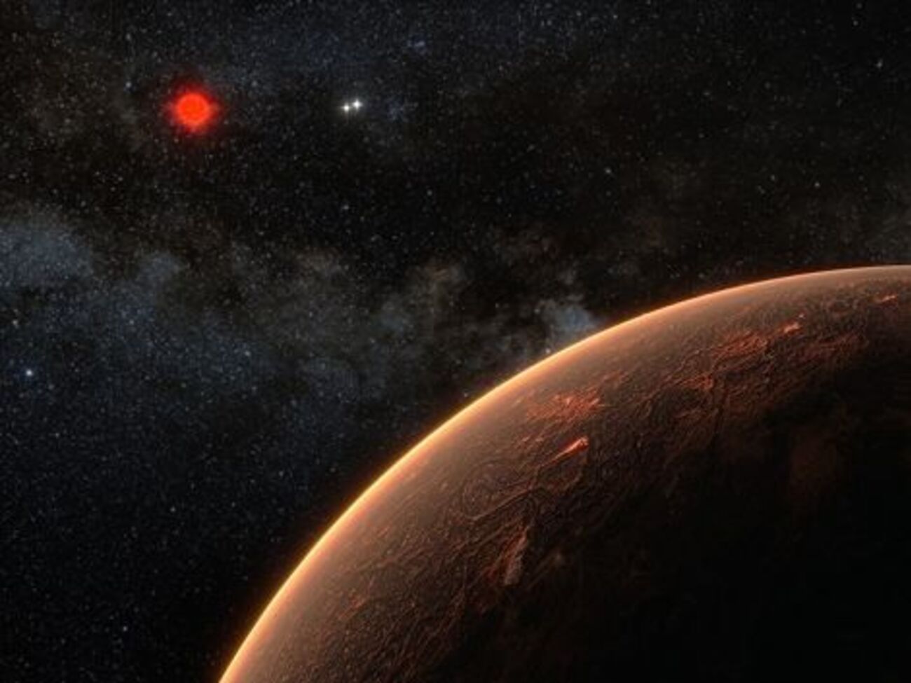 Проксима b расположена в четырех световых годах от Земли