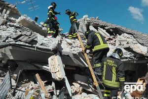 Город Аматриче разрушен практически полностью