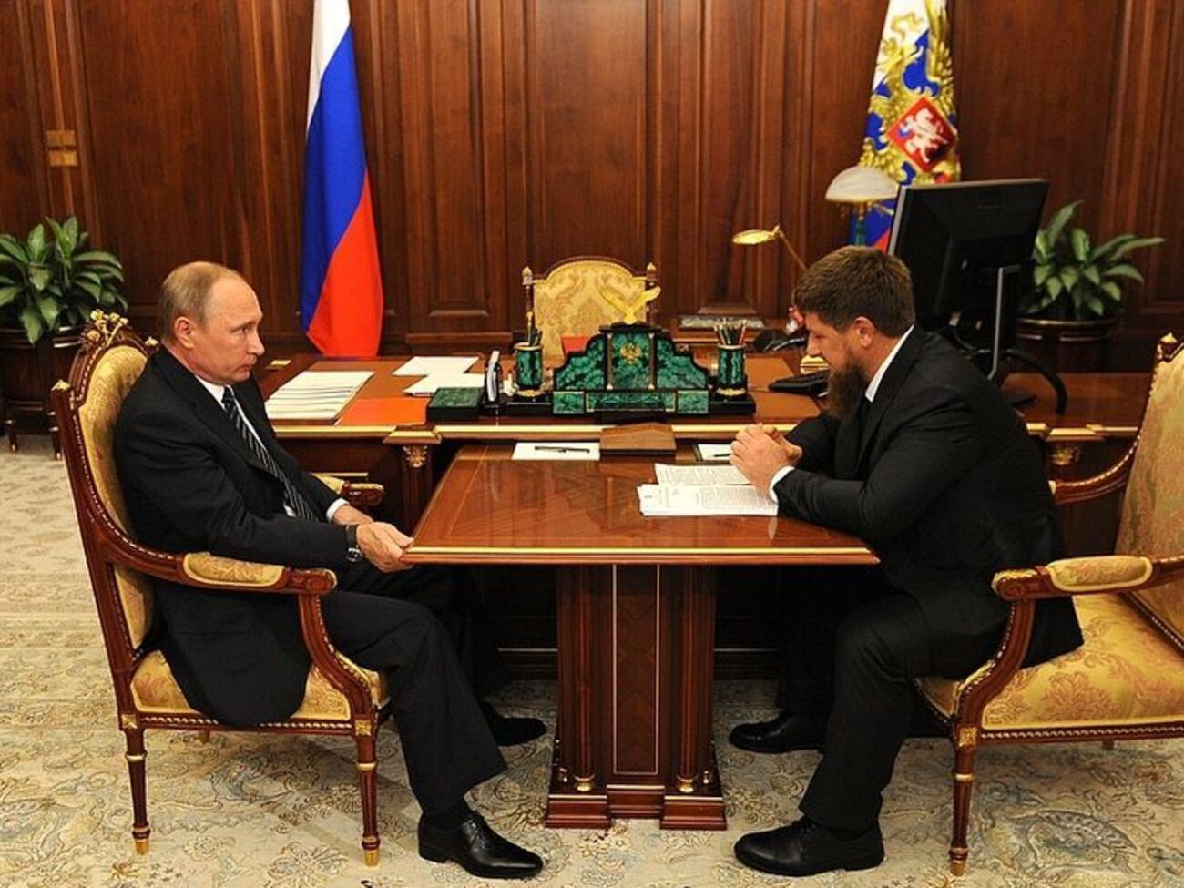 Путин и Кадыров обсудили состоянии дел в Чечне