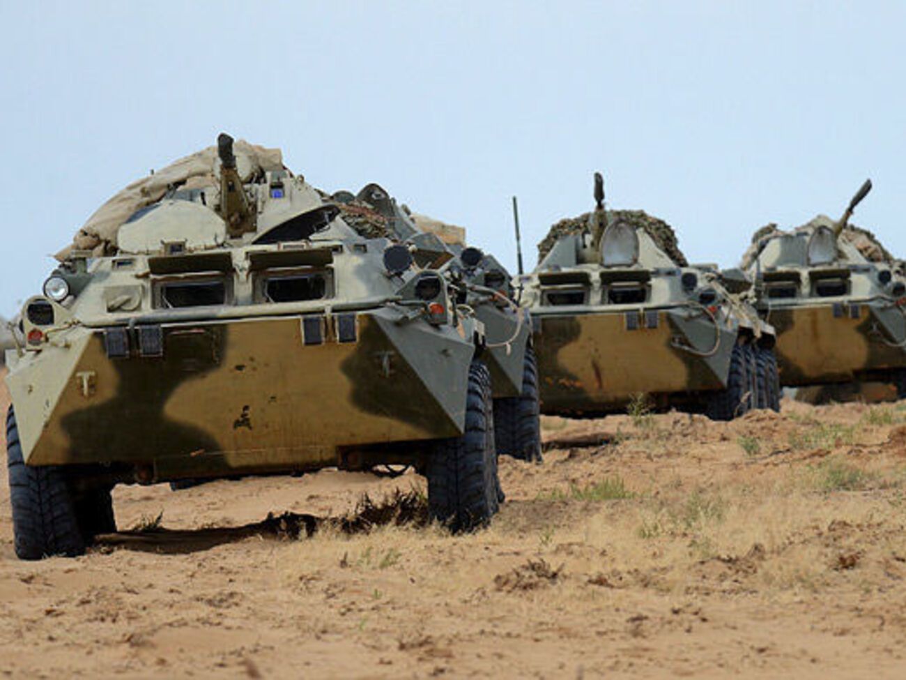 Подразделения российской военной базы Южного военного округа в рамках внезапной проверки вышли на полигон "Дзарцеми"