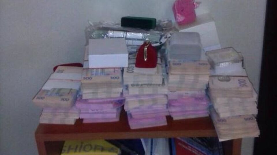 Деньги, изъятые при обыске у Харченко