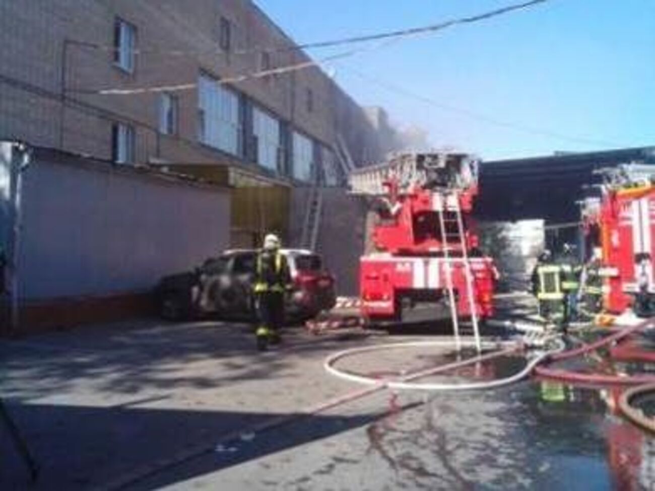 Ликвидация пожара заняла около двух часов