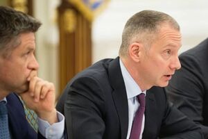 Шимкив (слева) и Ложкин на заседании Нацсовета реформ