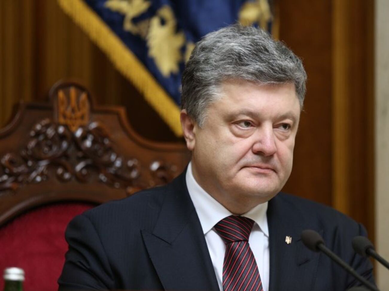 У Порошенко (на фото) спросили, уволит ли он генпрокурора Юрия Луценко