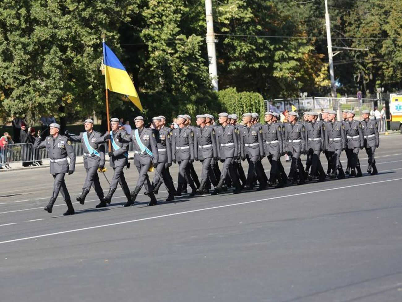 Украинские военные приняли участие в военном параде в Молдове