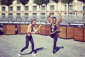 Борец с гимнасткой поменялись ролями