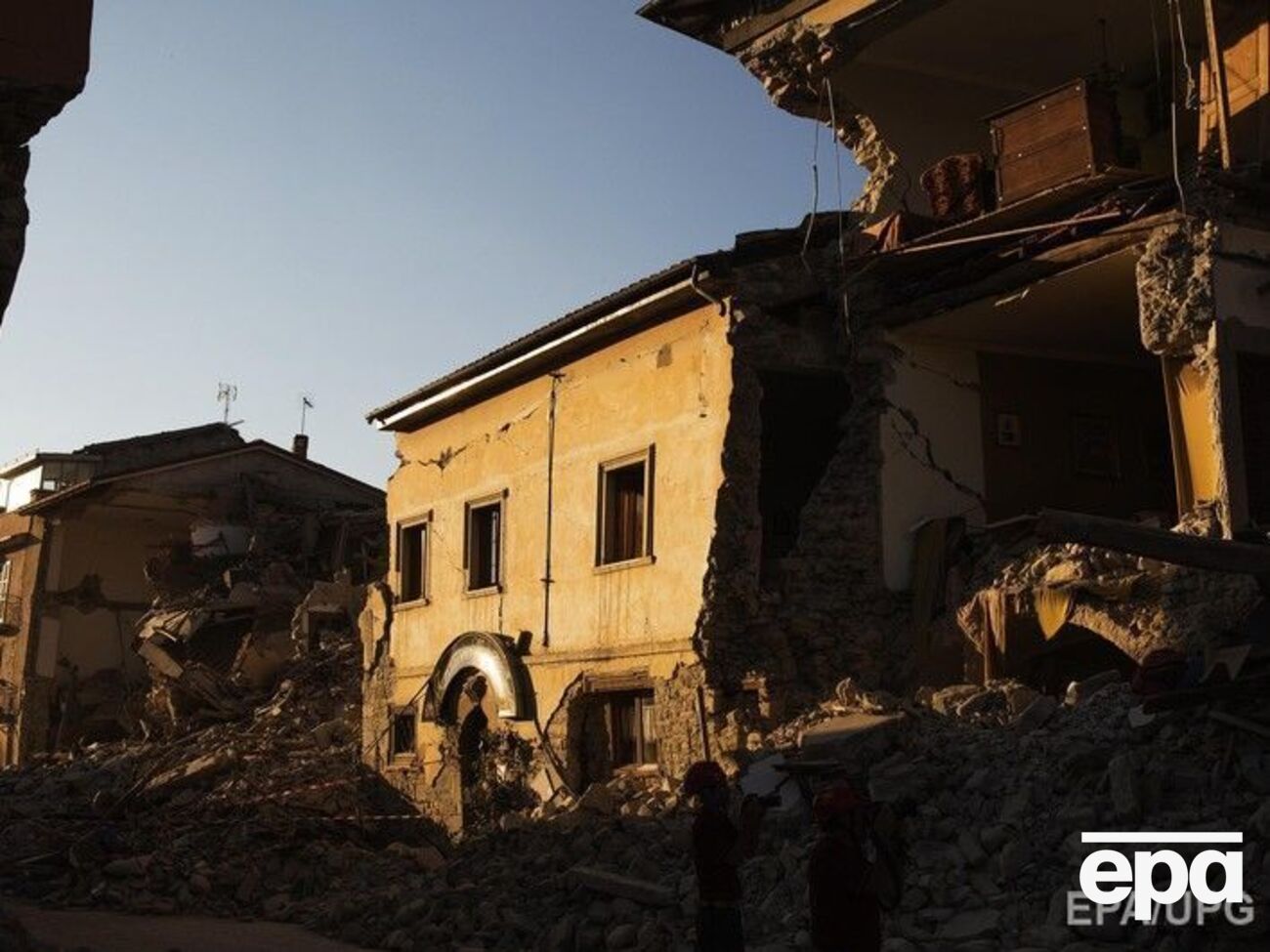 Улица в Аматриче