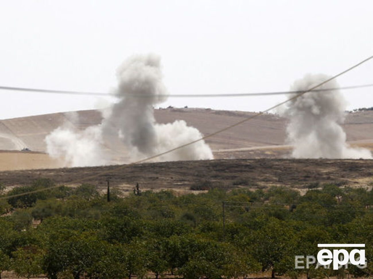 Турецкая армия обстреливает сирийскую территорию
