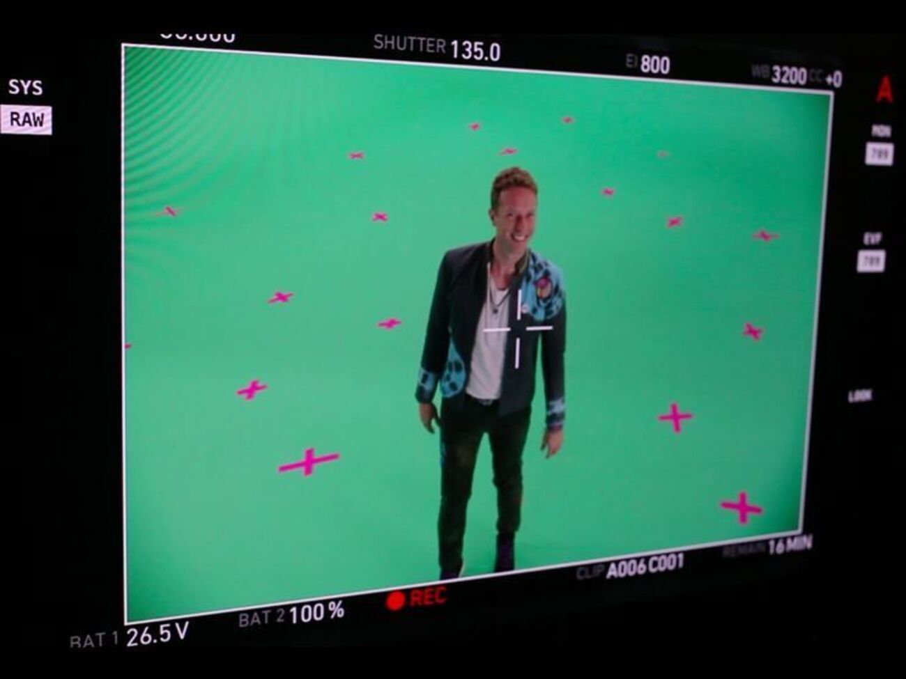 Coldplay показали процесс съемки клипа