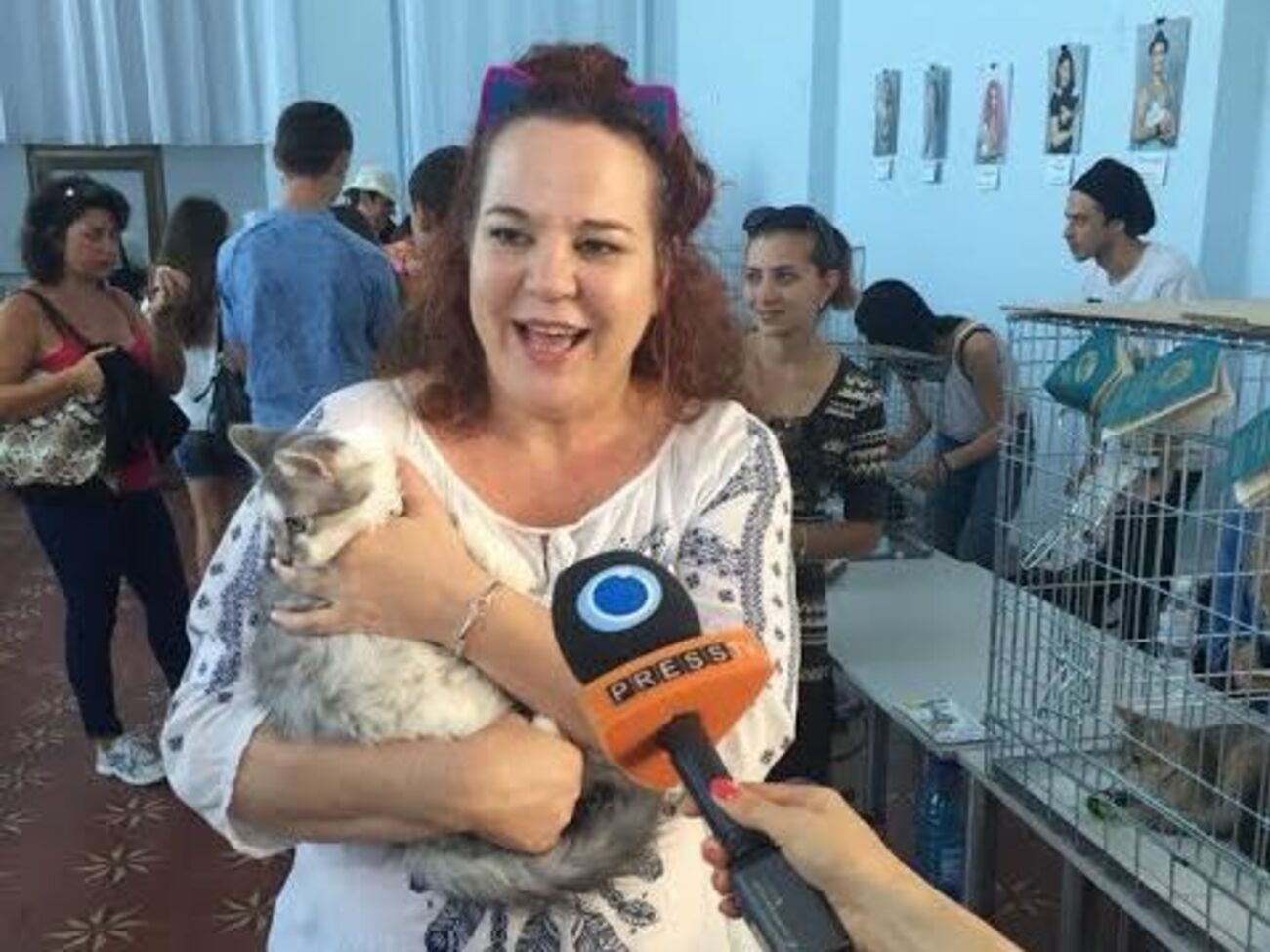 Консул посольства Южной Африки в Украине&nbsp;Вилма Крик посетила фестиваль котиков