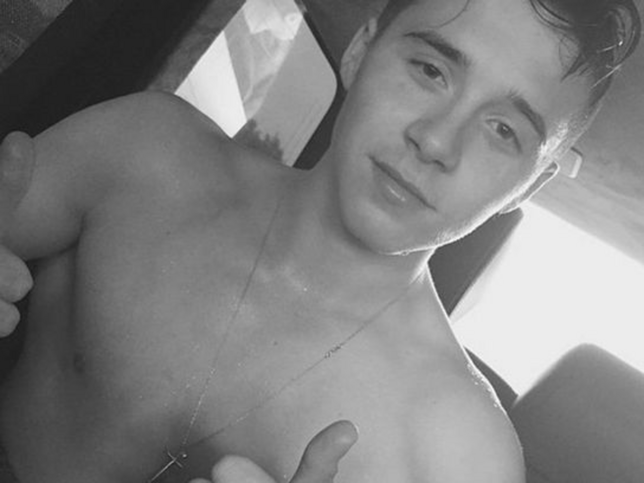 Бекхэм показал фигуру во время тренировки