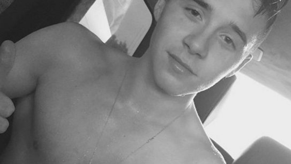 Бекхэм показал фигуру во время тренировки