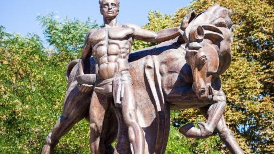 Памятник поставили в знак благодарности всем ветеринарам
