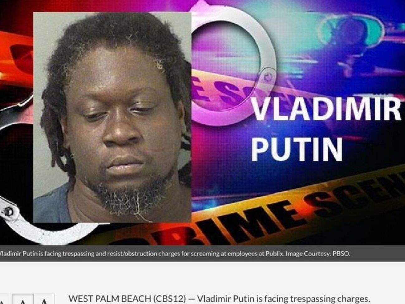 В полиции предположили, что такое поведение американца связано с тем, что он опоздал на свой автобус