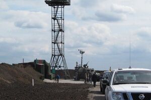 В Харьковской области на участке границы с РФ установили башню с видеонаблюдением