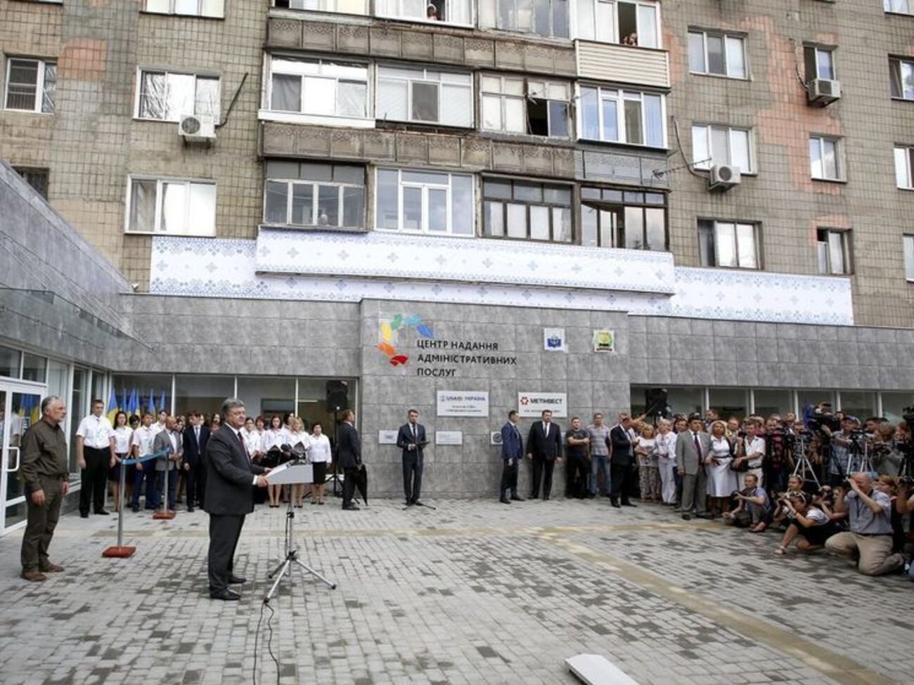 Порошенко выступил в Мариуполе