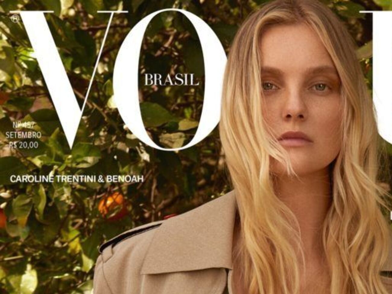 Трентини: Кормление ребенка грудью для Vogue Brasil