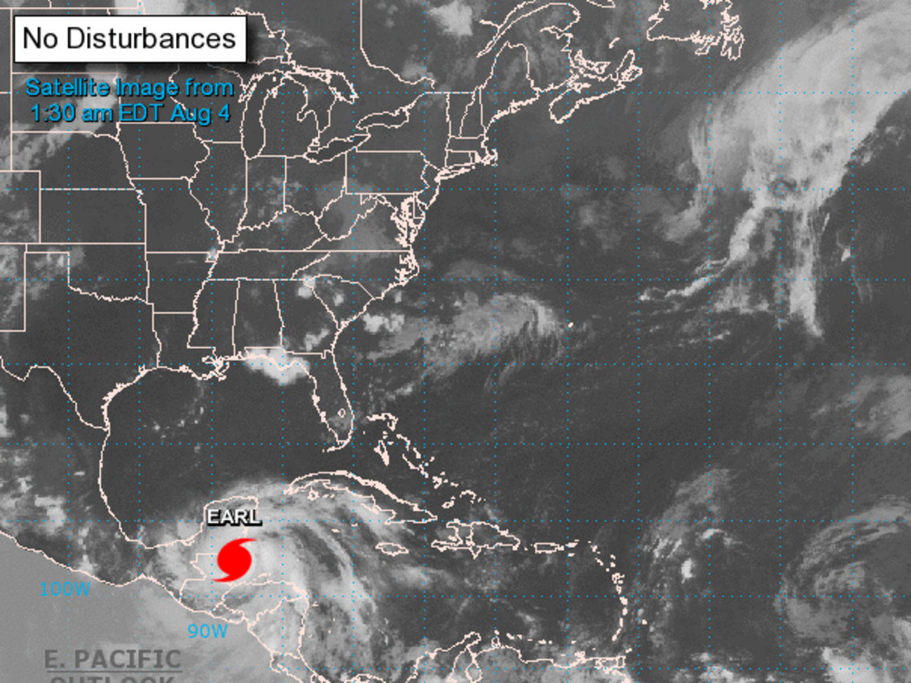 Ураган надвигается на Белиз