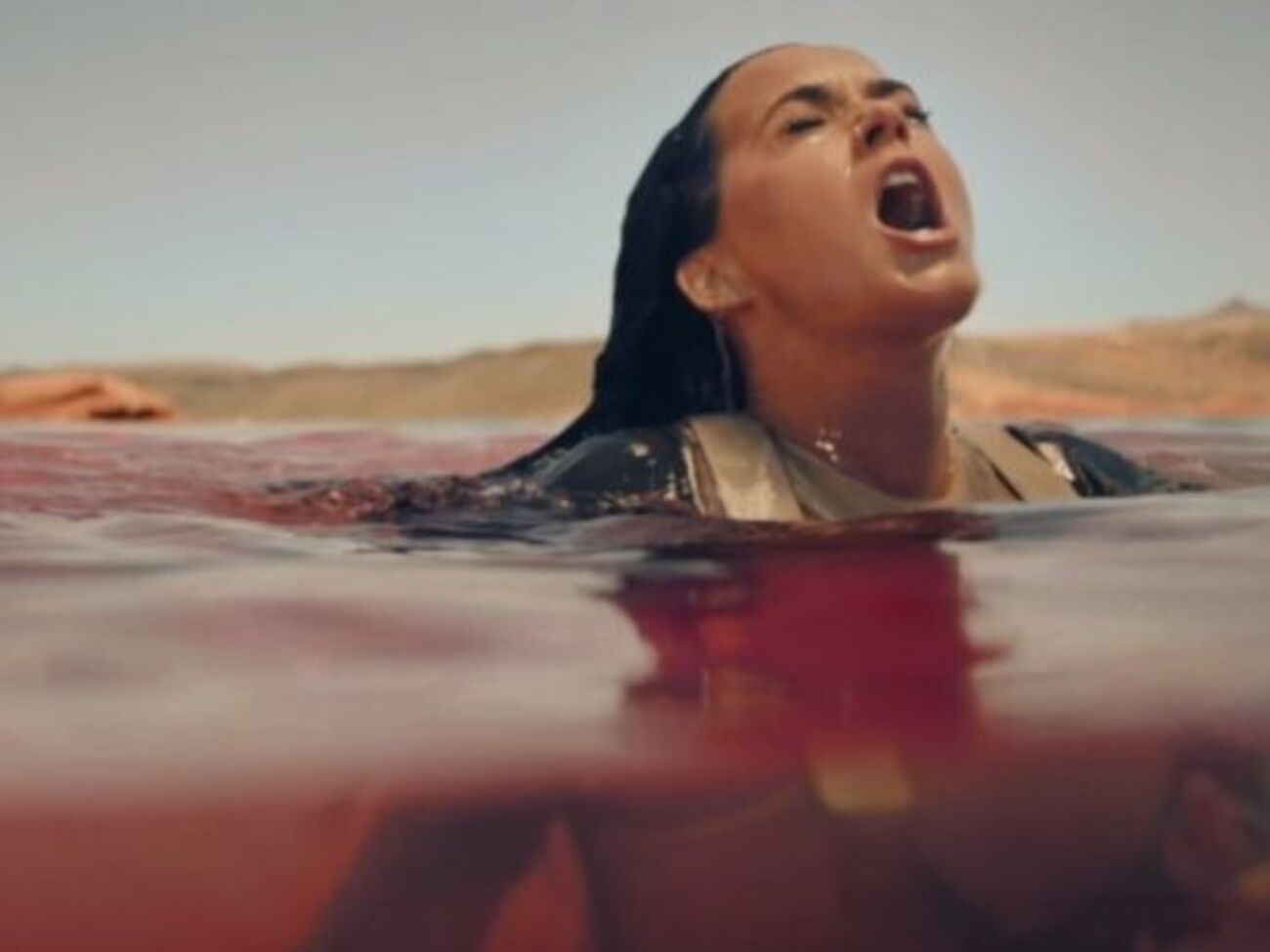 Перри сыграла главную роль в клипе на песню Rise