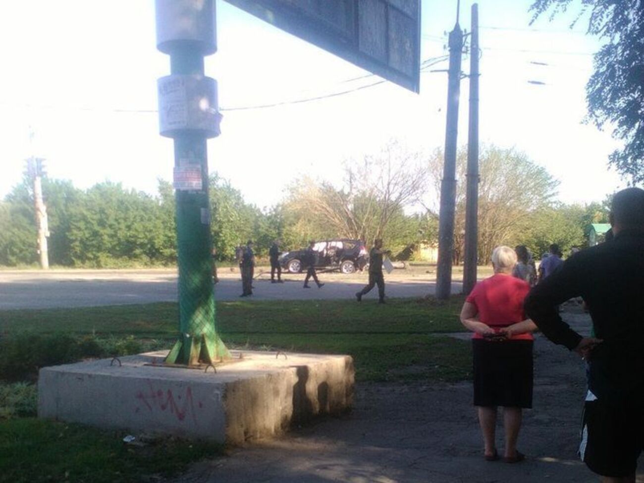 "Интерфакс" уточняет, что взрыв произошел возле машины