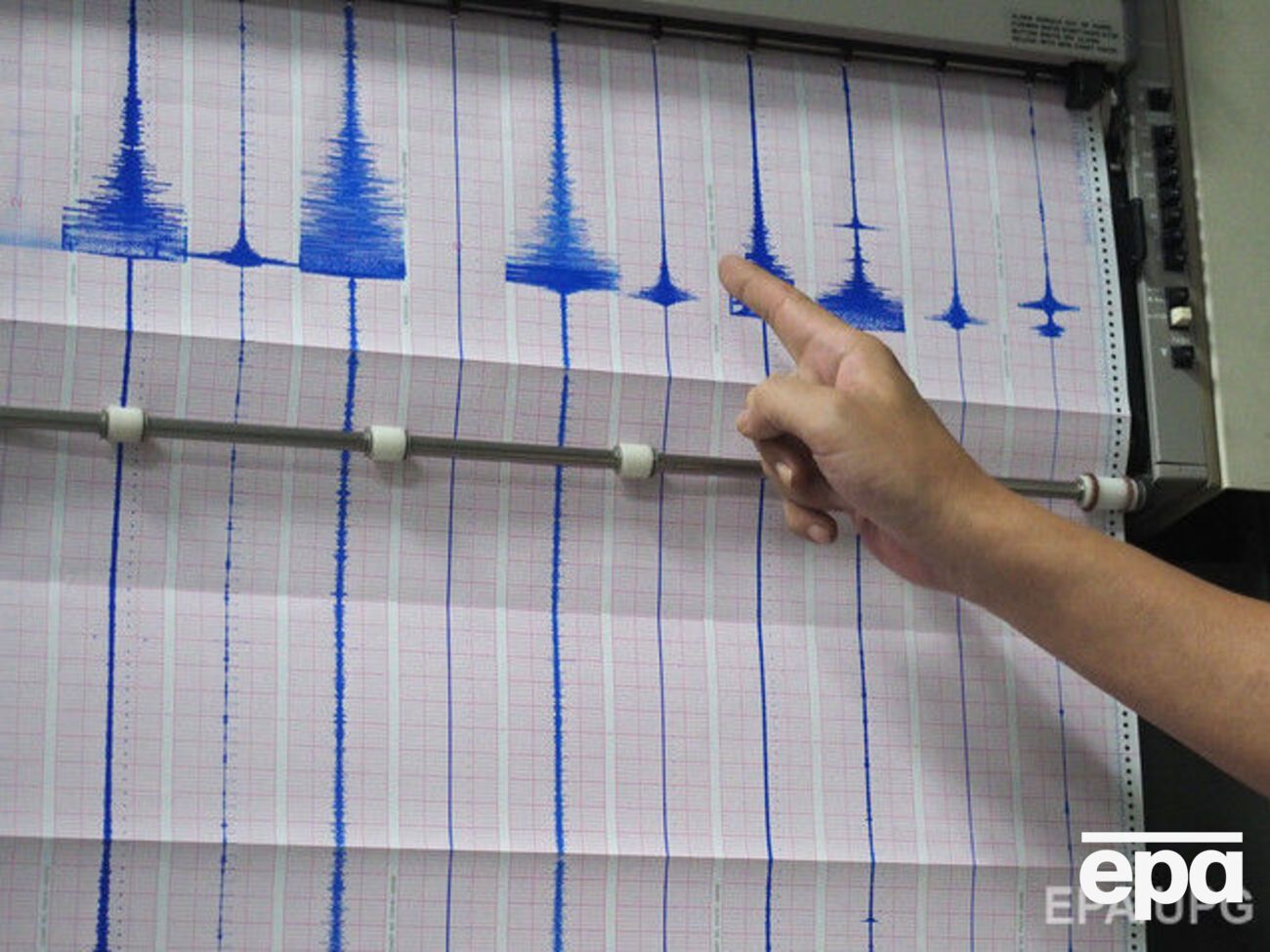 Камеры наблюдения зафиксировали землетрясение в Мариуполе