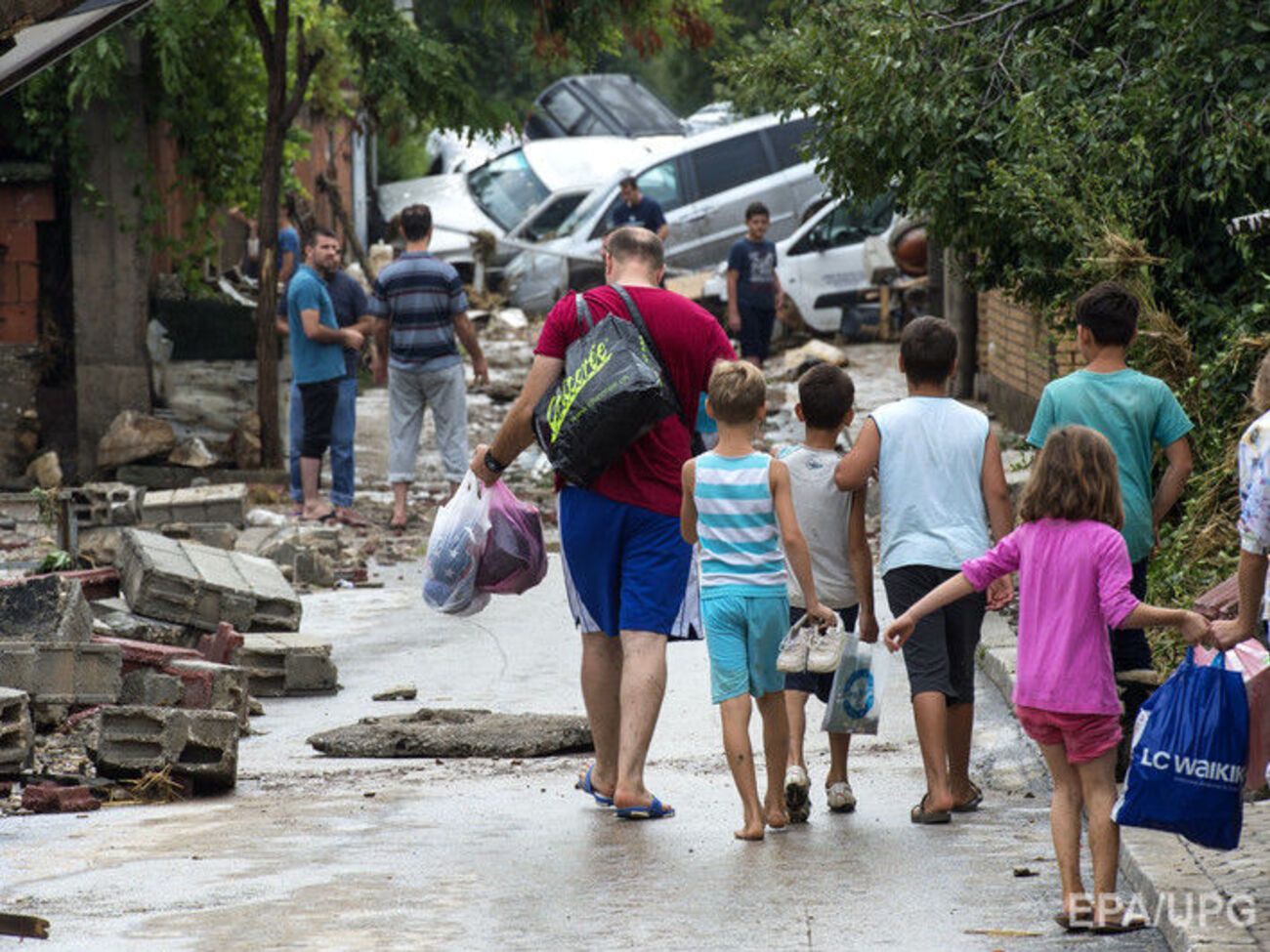 В Македонии жертвами стихии стало 20 человек. Фоторепортаж