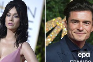 Перри и Блум проявили страсть на пляже