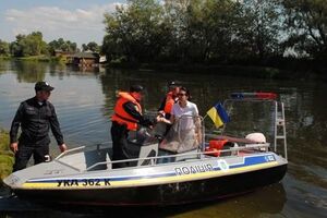 Деканоидзе присутствовала на церемонии спуска первой патрульной лодки на воду