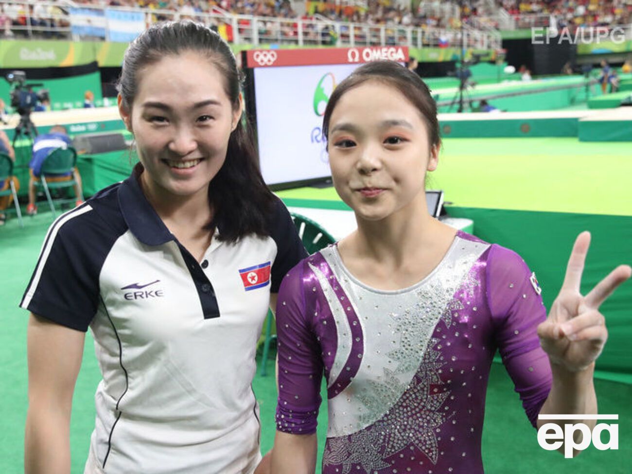 Хон Ын Джон&nbsp;и Ли Юн Чжу на Олимпиаде в Рио