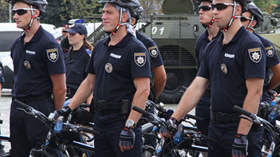 На место инцидента прибыл велопатруль