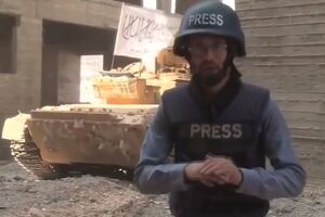 Репортер телеканала Al Jazeera Милад Фадель