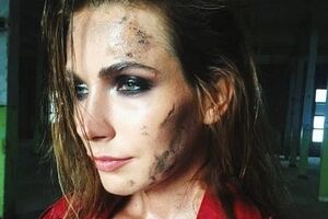 Паперная приняла участие в фотосессии в стиле рок