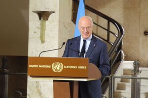 Де Мистура надеется, что переговоры между Россией и США помогут найти политическое решение