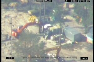 За один полет пограничники осмотрели более 2500 км² тыловых участков пограничных районов