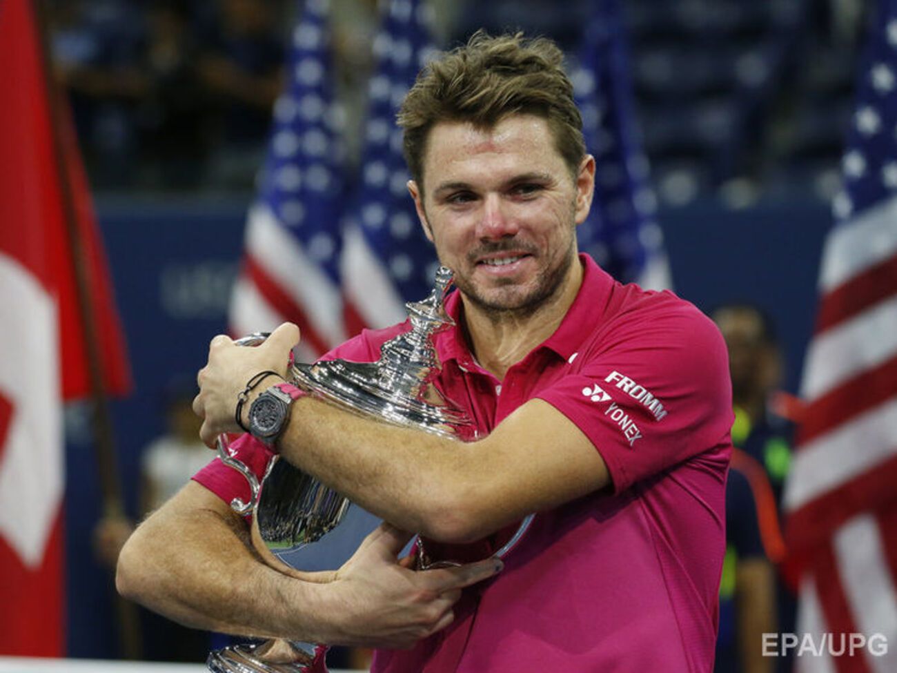 Первая ракетка мира Джокович проиграл в финале US Open швейцарцу Вавринке. Фоторепортаж