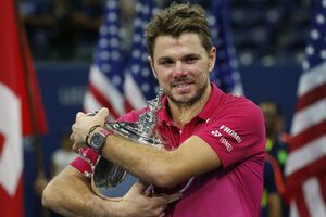 Первая ракетка мира Джокович проиграл в финале US Open швейцарцу Вавринке. Фоторепортаж