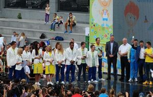 Призеров Олимпиады чествовали в Киеве