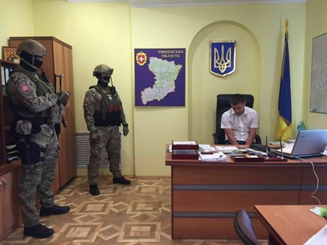 Задержание прокурора города Сарны 12 сентября