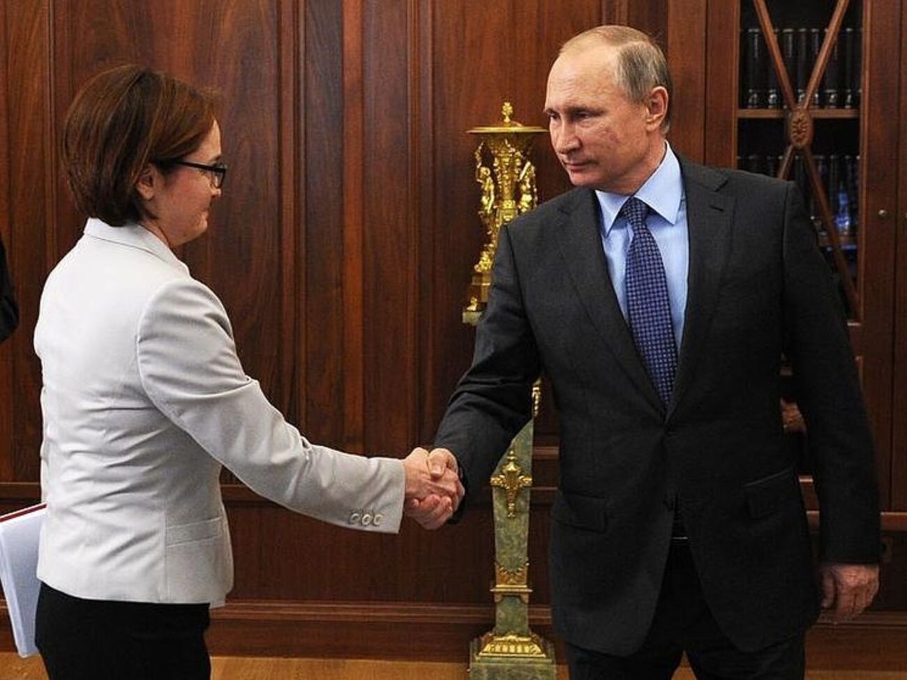 Владимир Путин и председатель Центрального банка Эльвира Набиуллина