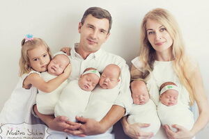 Одесситы стали родителями сразу пятерых детей