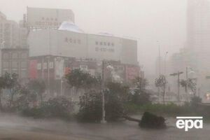 Тайфун обрушился на Тайвань