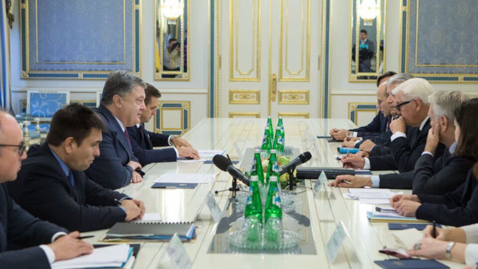 Порошенко встретился с Эро и Штайнмайером