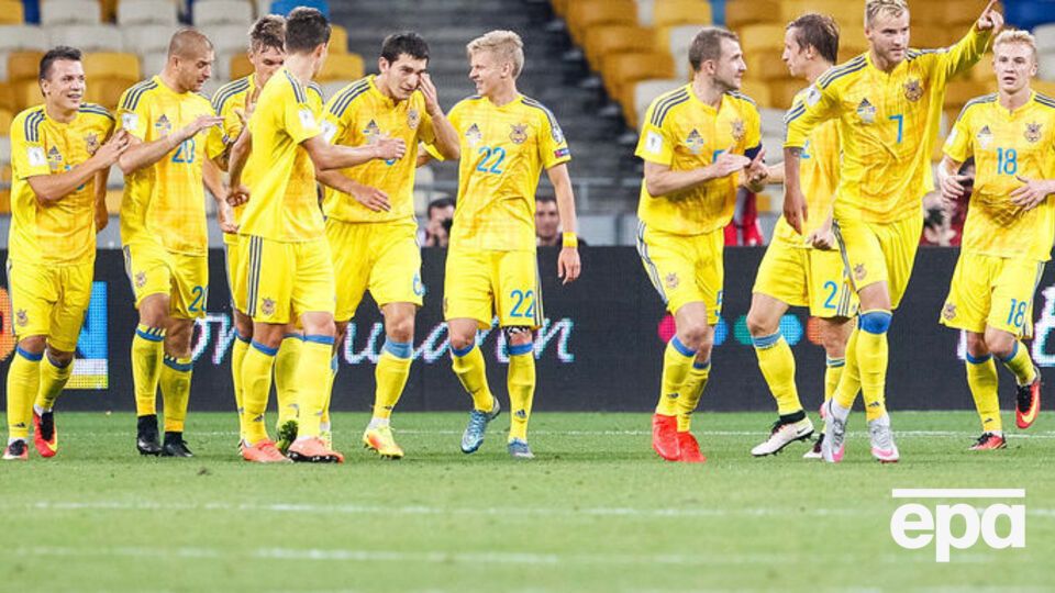 Сборная Украины поднялась на одну позицию в рейтинге ФИФА