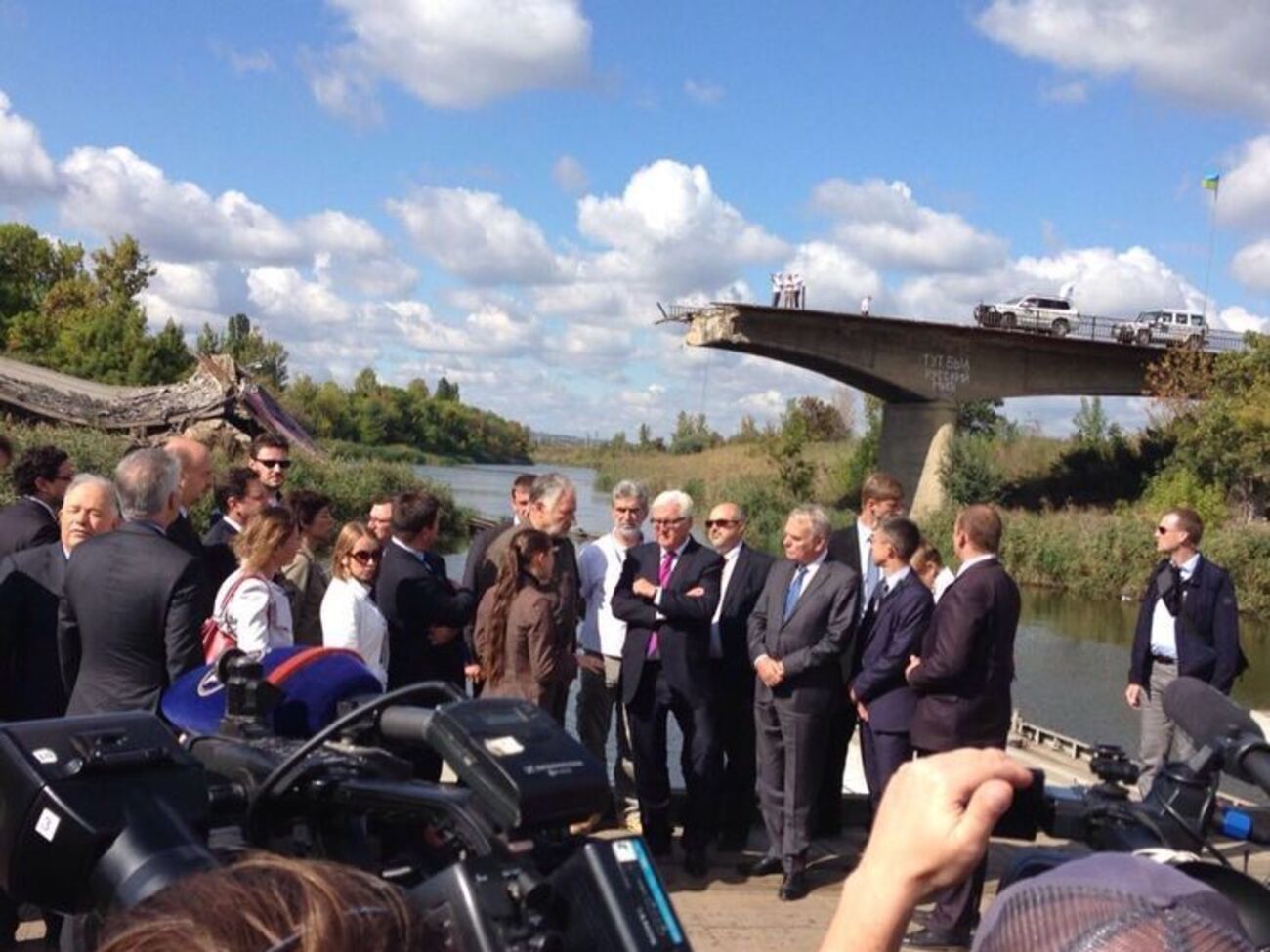 Штайнмайер и Эро сегодня посетили Славянск и Краматорск