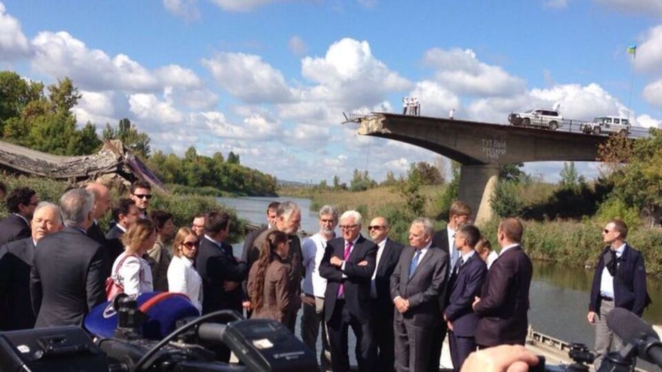 Штайнмайер и Эро сегодня посетили Славянск и Краматорск