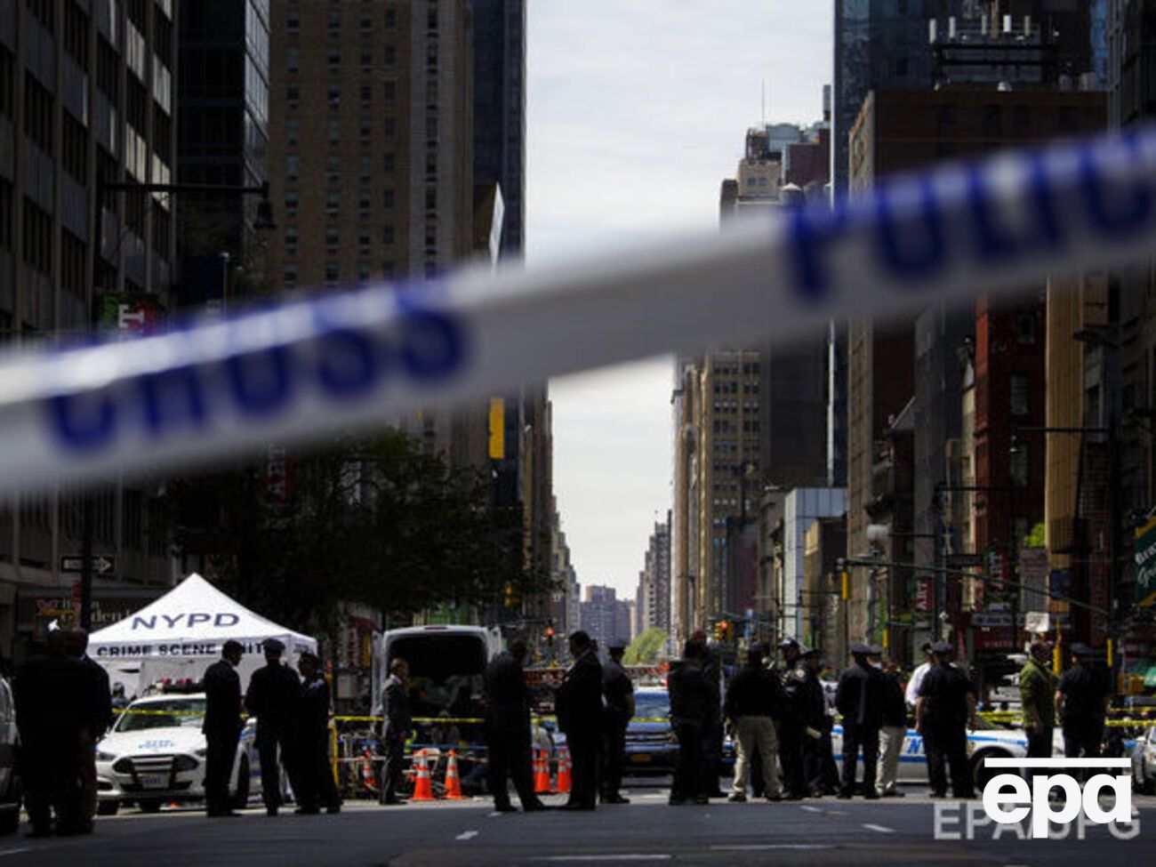 Полицейские застрелили злоумышленника