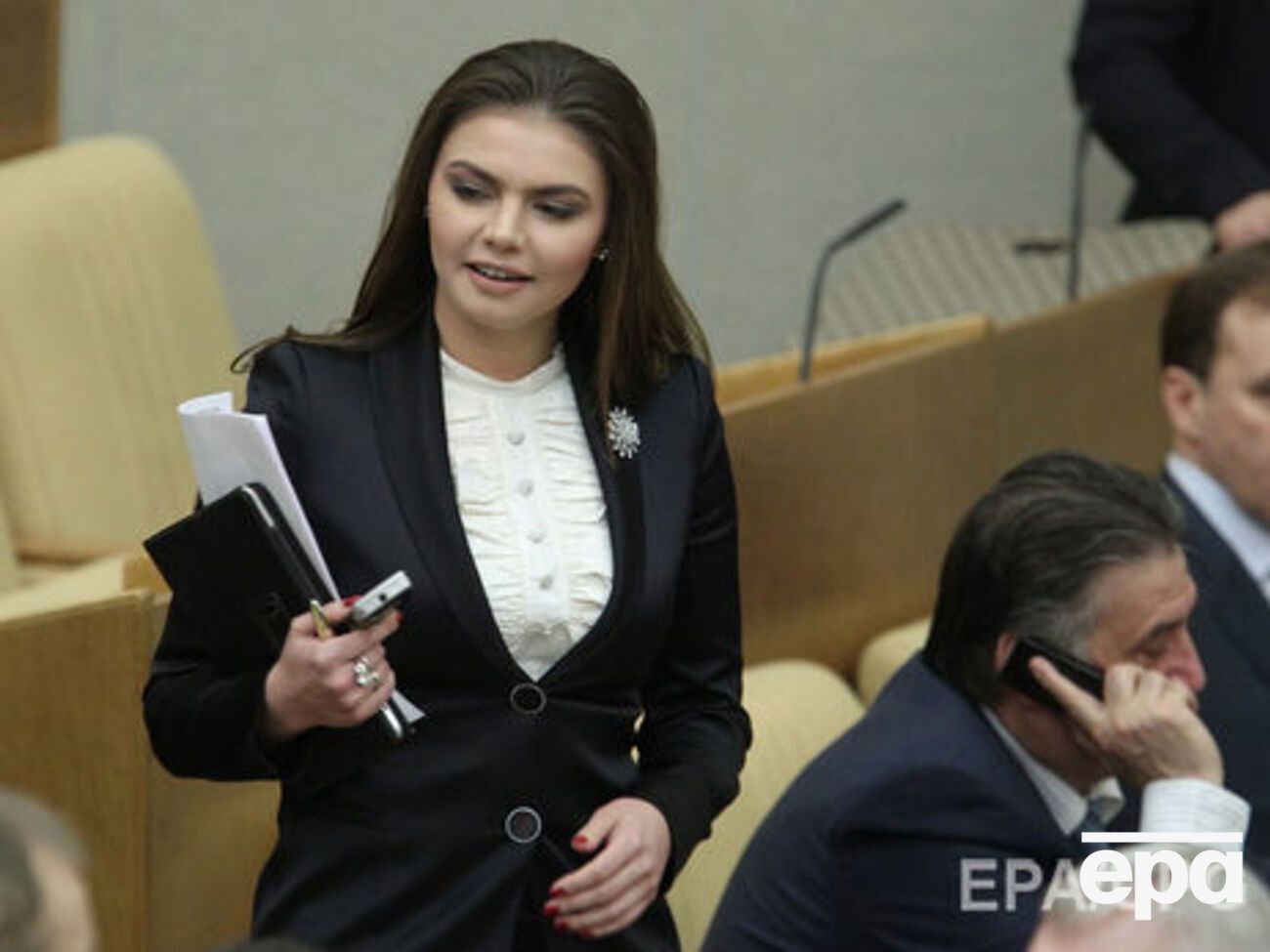 Алина Кабаева стала одним из почетных гостей ледового шоу