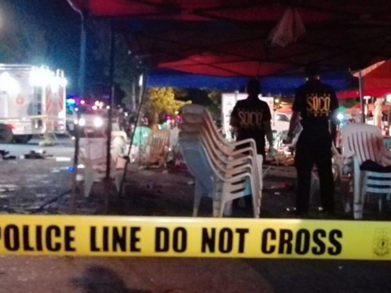 Взрыв произошел на рыночной площади