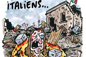 В новом номере Charlie Hebdo появились карикатуры на итальянское землетрясение
