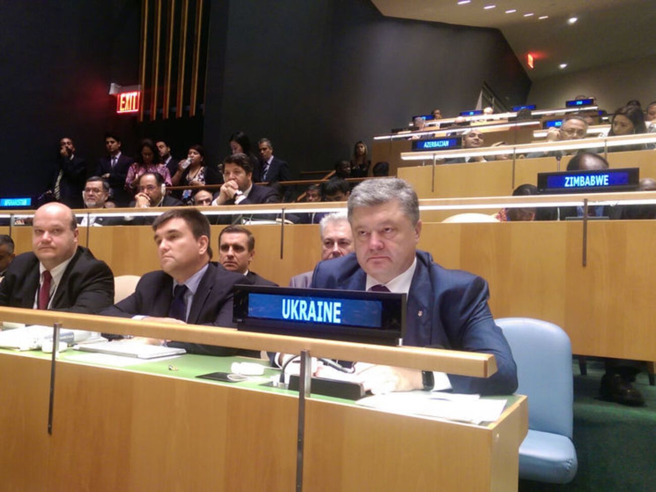 Порошенко находится в США для участия в Генассамблее ООН